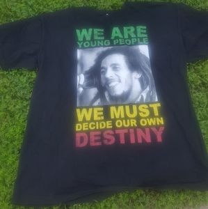T-shirt!!  w/ "Bob Marley!" Yeah-Man!! Legendary!